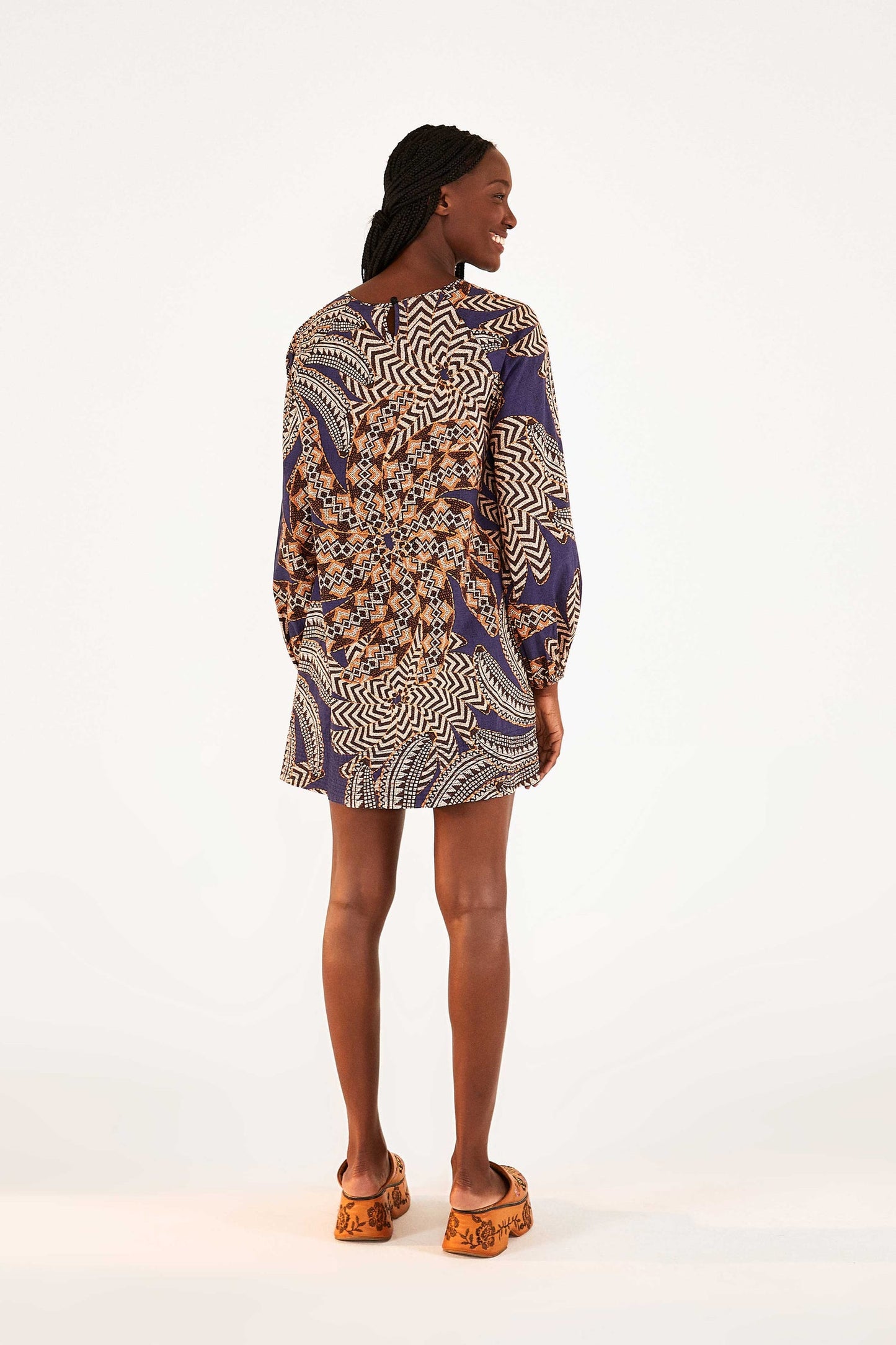 Organic Cotton Mini Dress Yawanawa