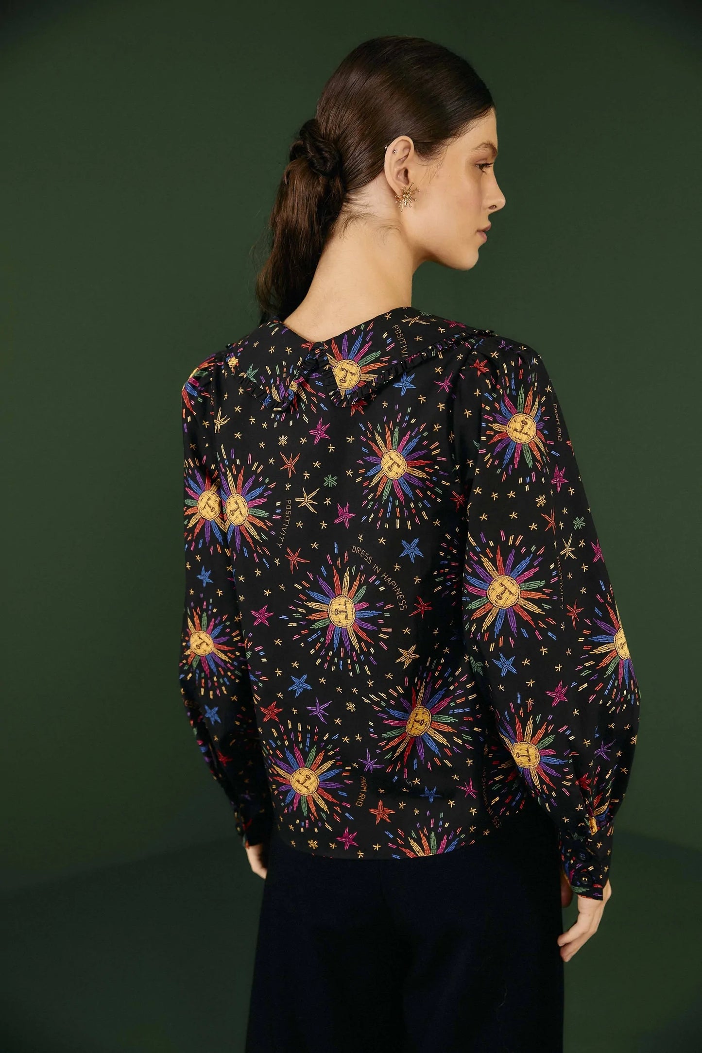Rainbow Suns Organic Cotton Blouse