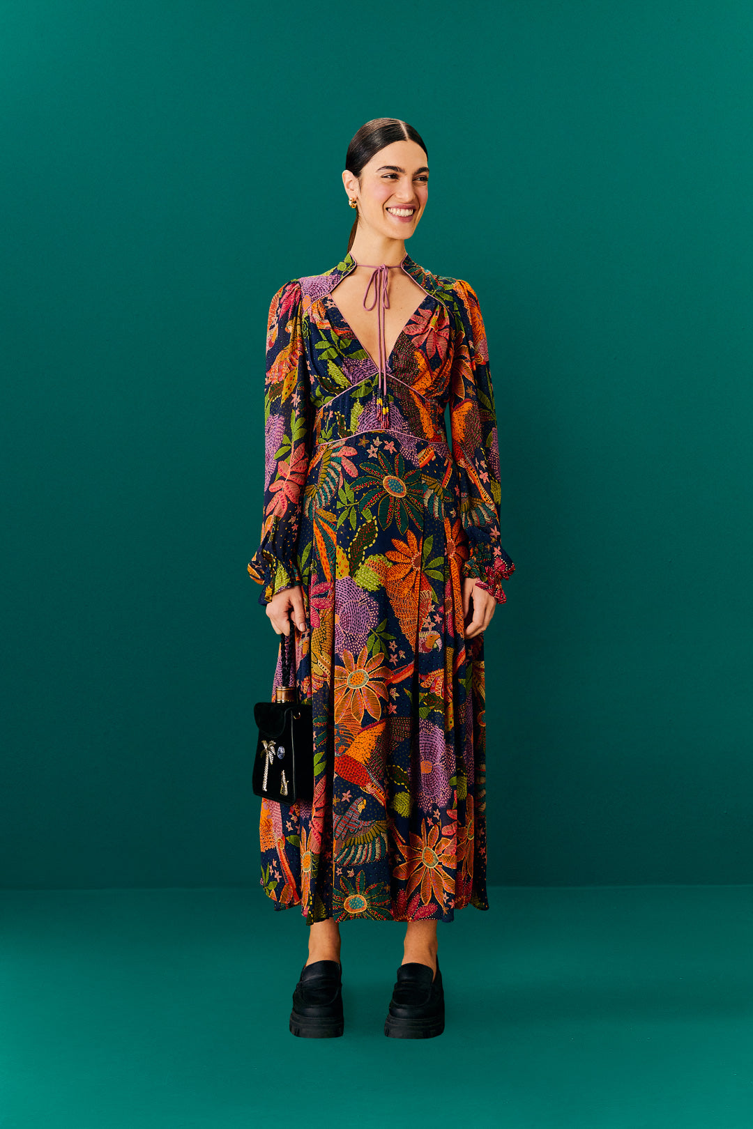 Midi Dress Guacamayo