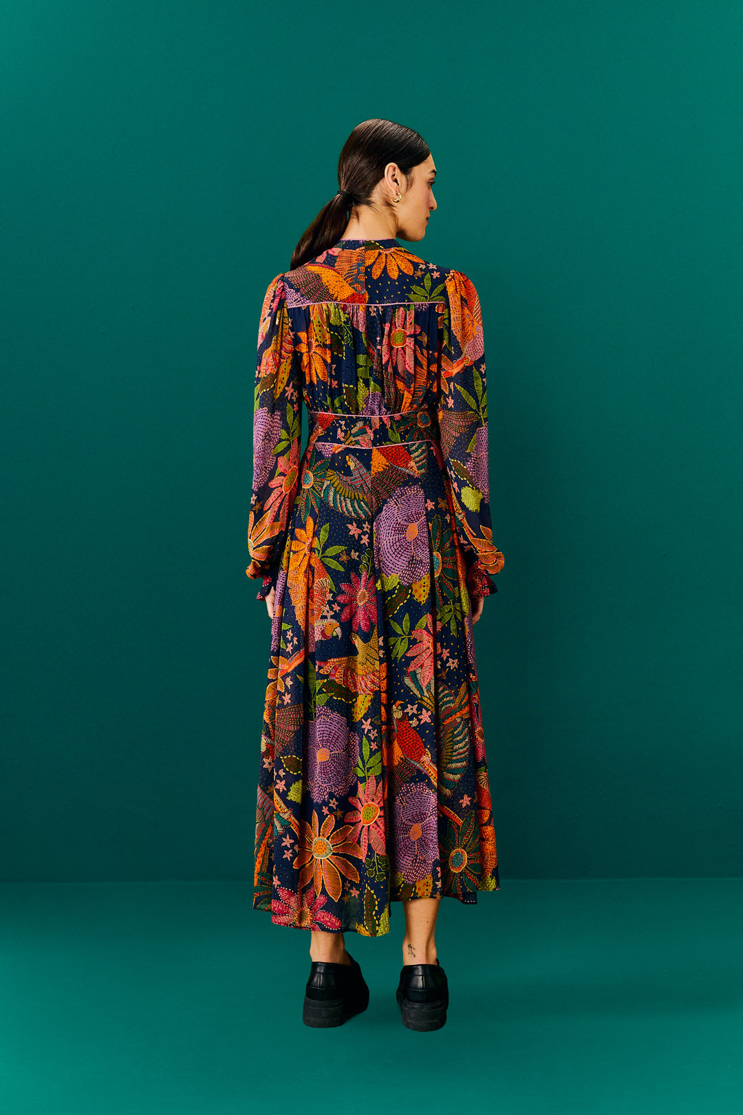 Midi Dress Guacamayo