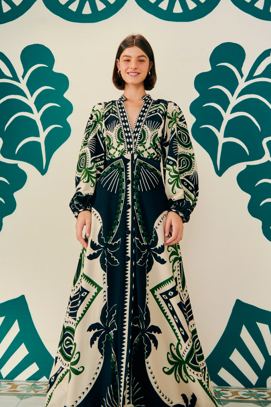 mystic green dress JANYAS CLOSET Mystic Green Sequin Embroidered Gown
