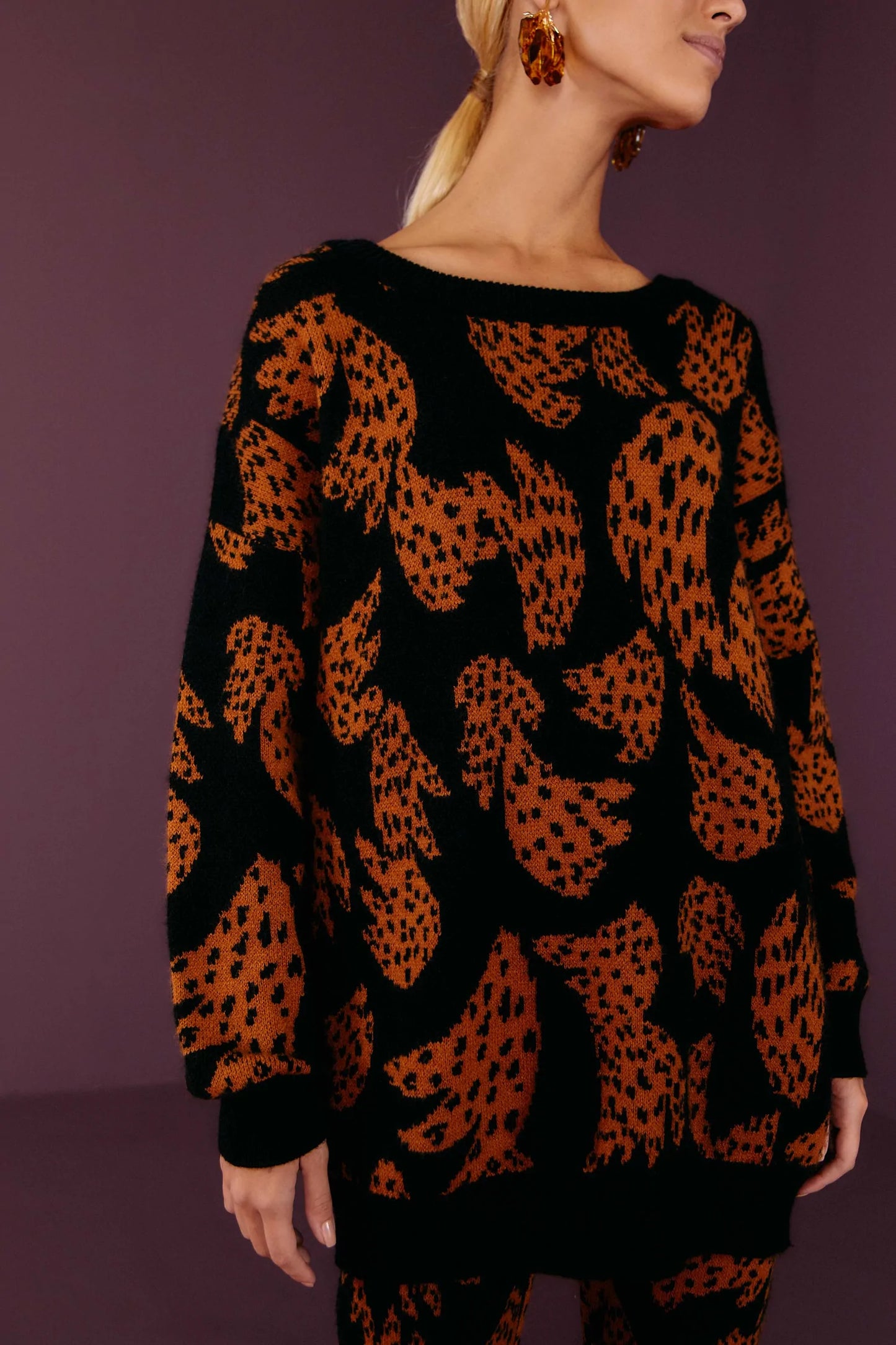 Close view Jersey Bananica Black