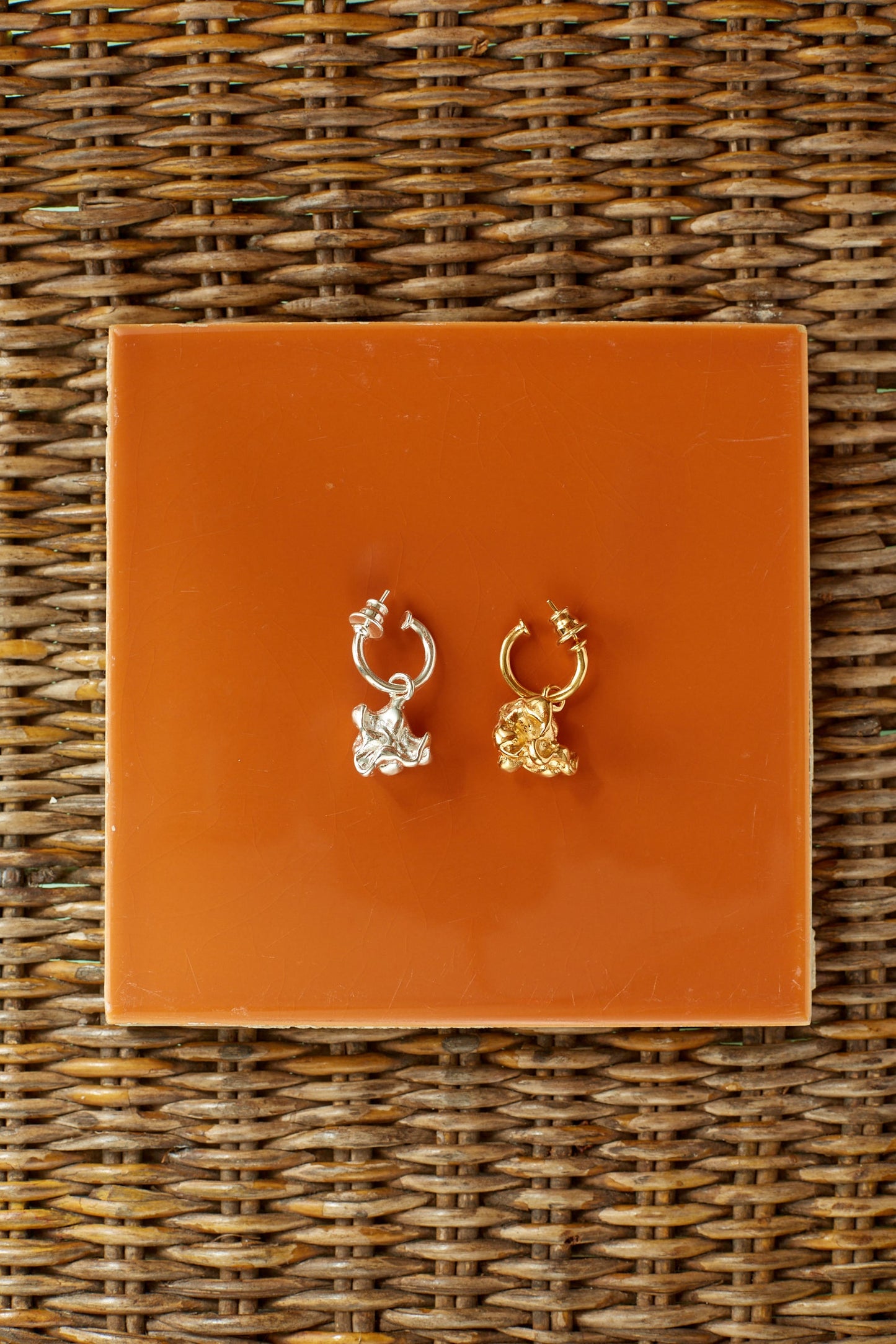 Earrings popcorn