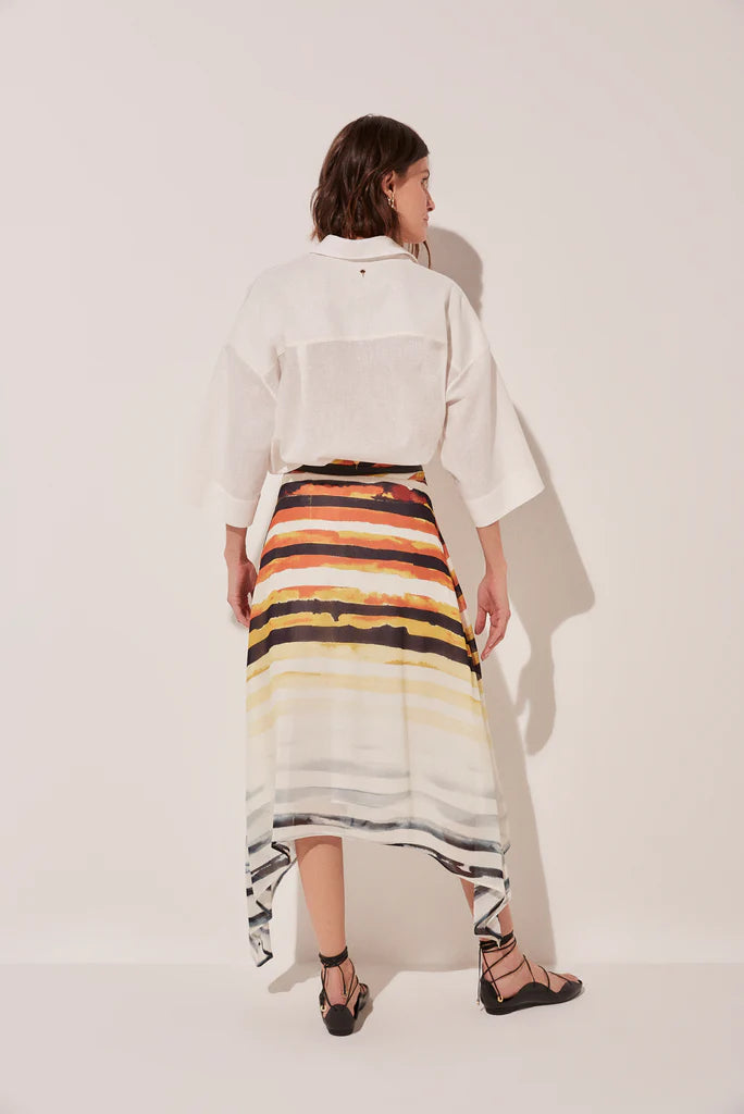 Midi Skirt striped Peixe