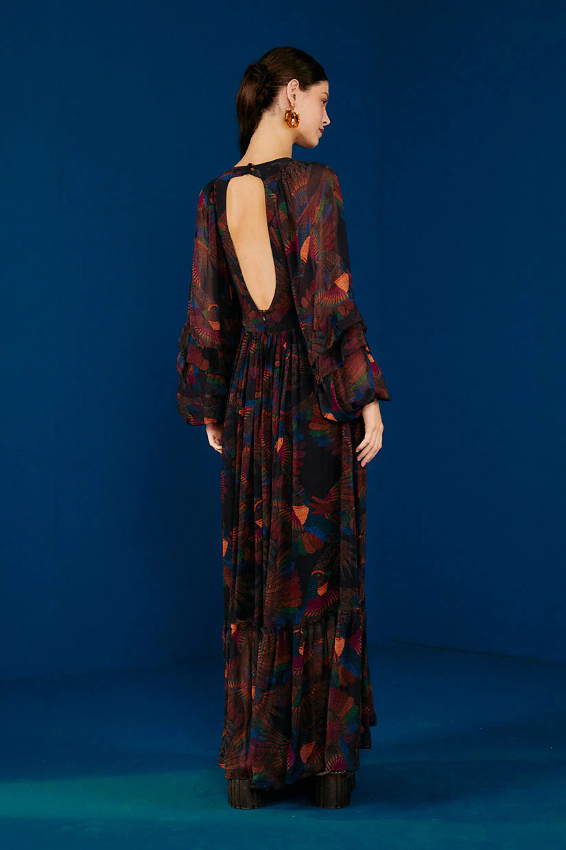 Maxi Dress Borogodo Toucans